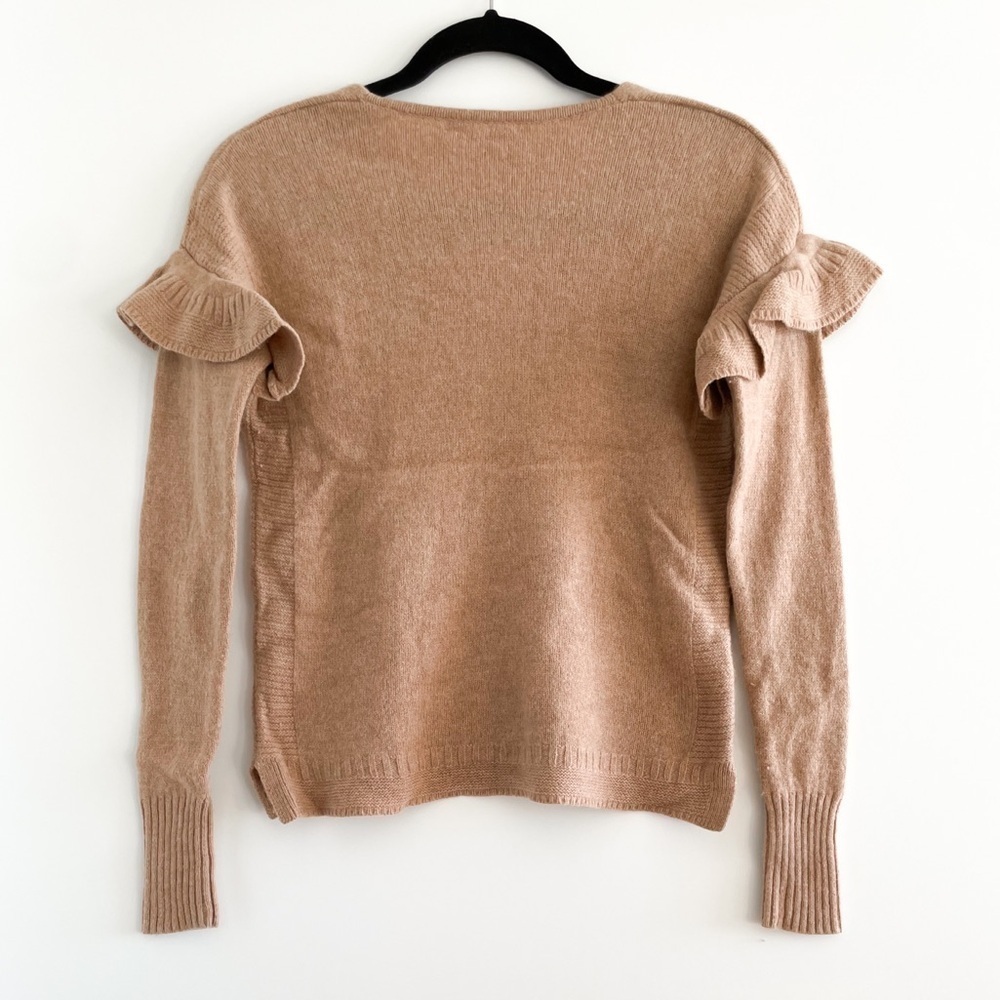 Madewell Ruffle Sleeve Merino Wool Sweater - Picture 9 of 10